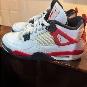 Jordan 4 Red Cement. Size 10.5 M